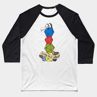 Pen and paper crazy dice collector Baseball T-Shirt